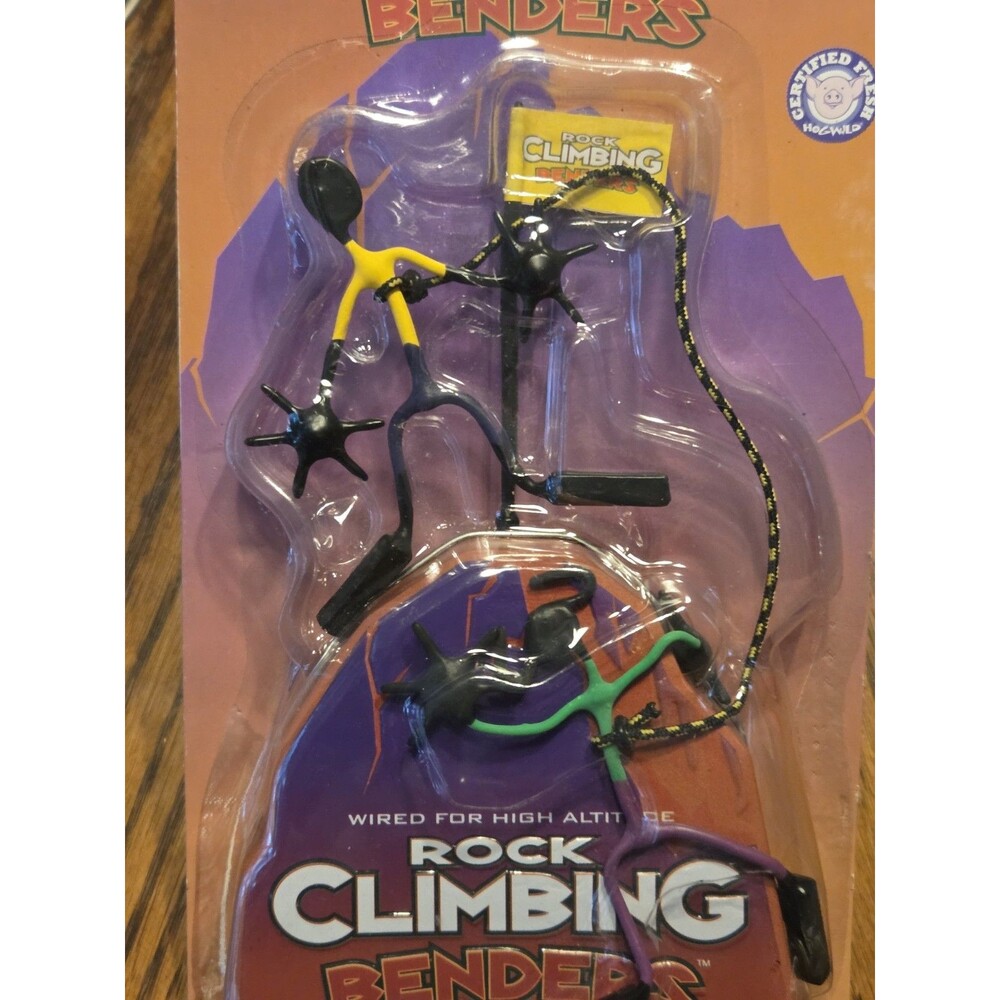 REI Rock Climbing Benders Posable Magnetic Climbers Figures 2006 Hog Wild READ